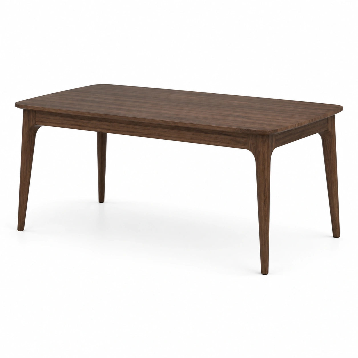Table rectangulaire en bois de noyer 180x90x75 cm