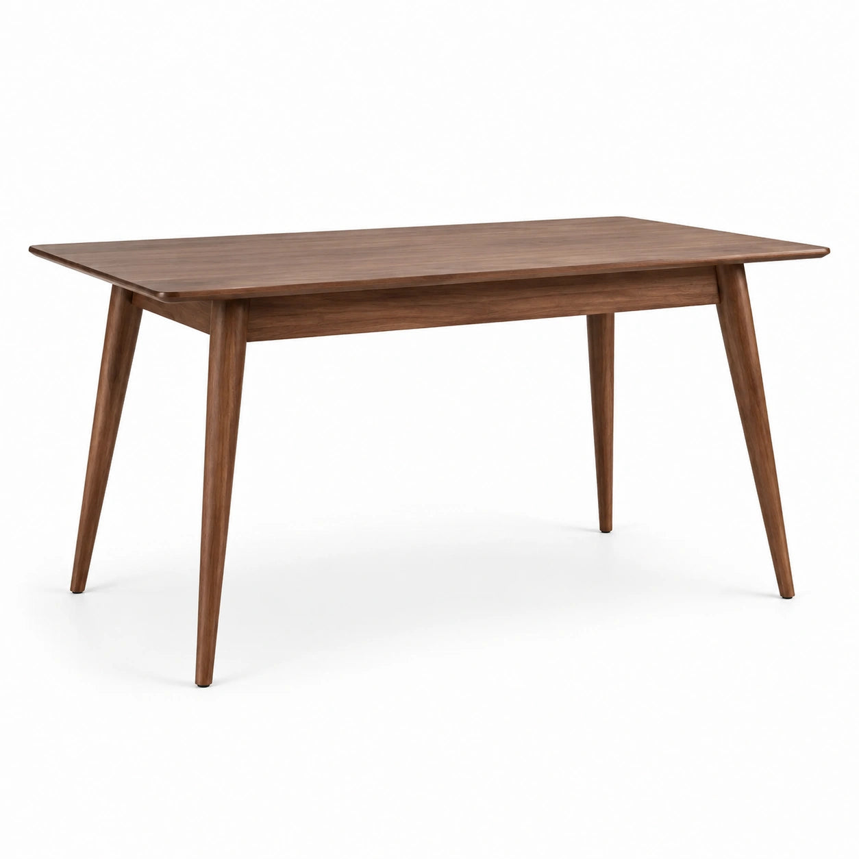 Table à manger rectangulaire en bois de noyer 150x90x75 cm